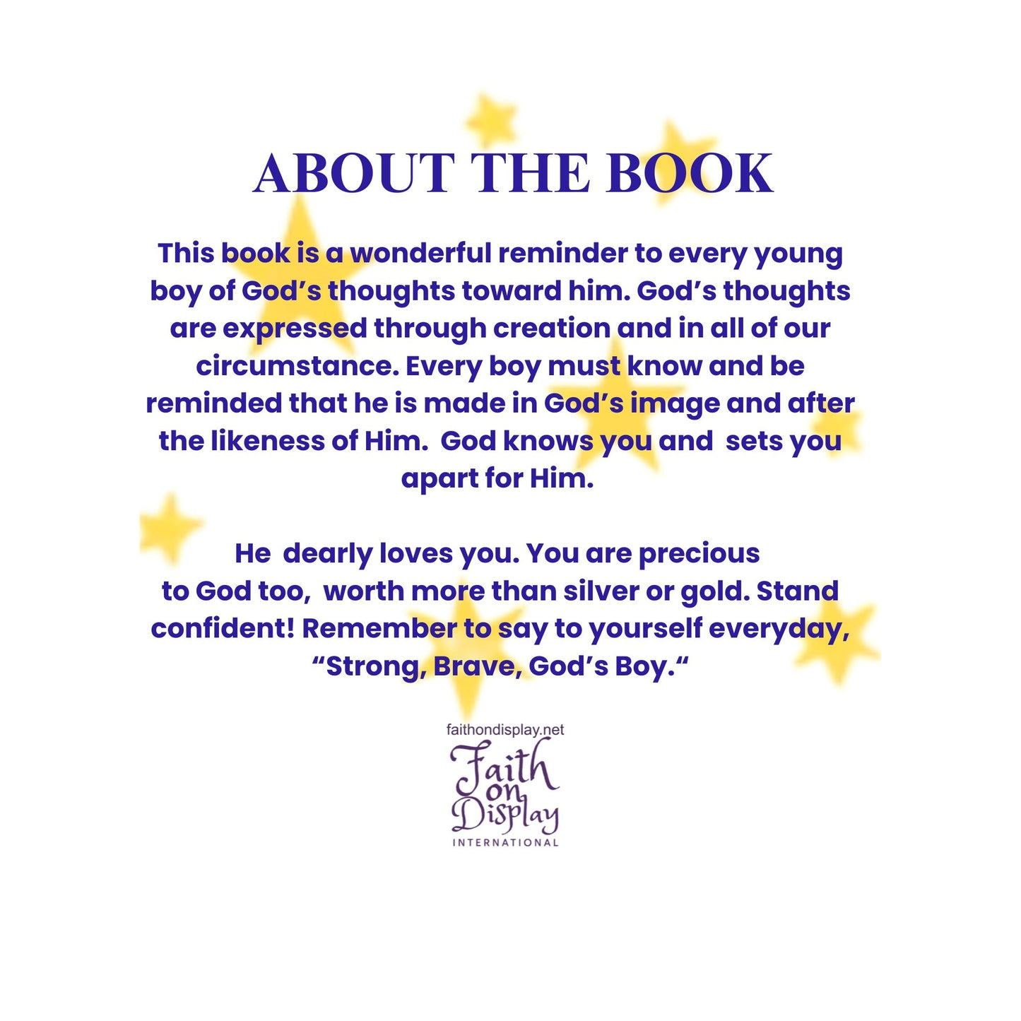 Strong, Brave, God's Boy Children's Book (Paperback) by Tsia K. Jones **Pre-order Now Available March 2026**