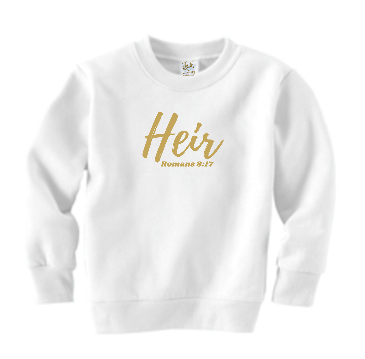 Toddler Heir Crewneck Sweatshirt **Pre-Order Today**