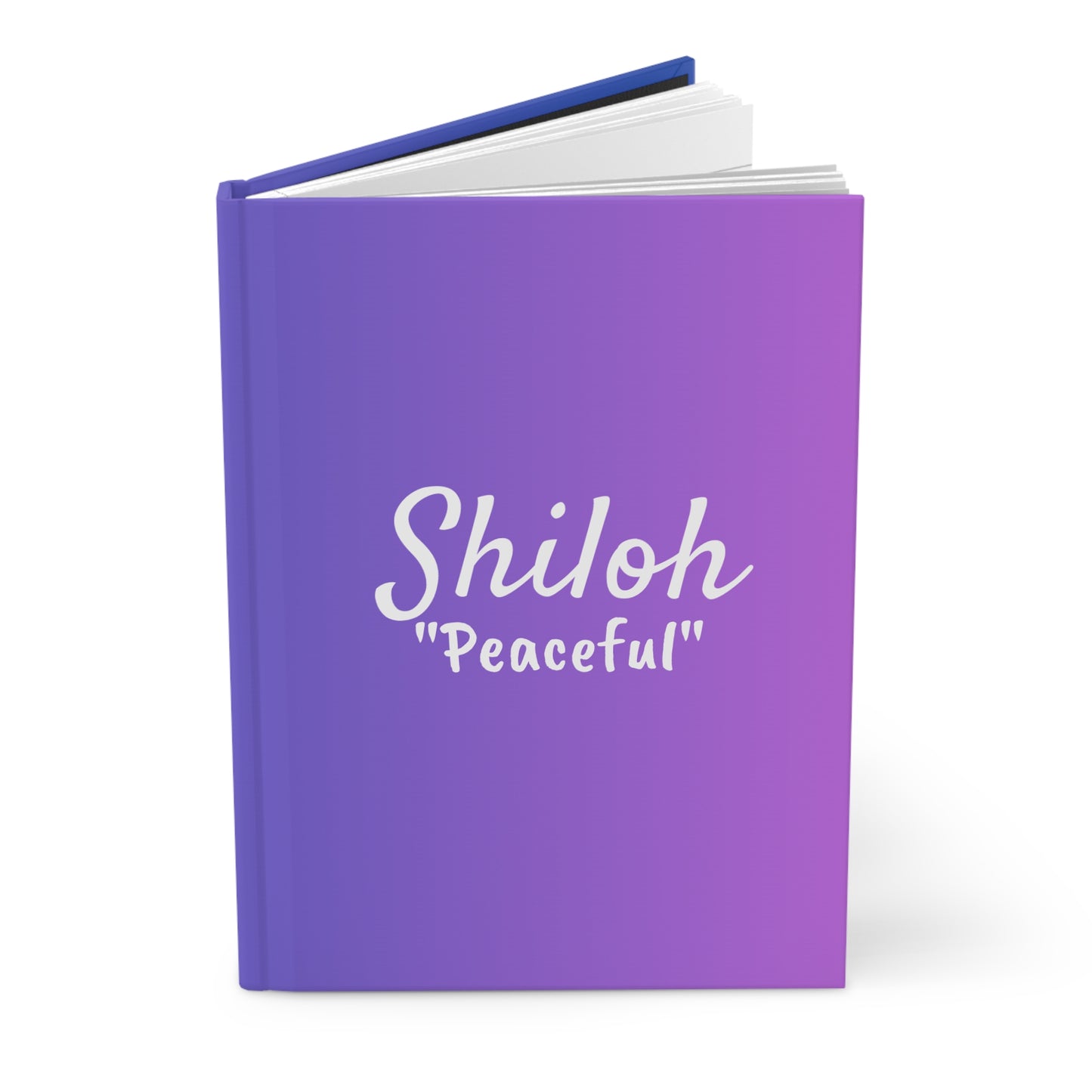Shiloh "Peaceful" Custom Hardcover Journal/Notebook Matte