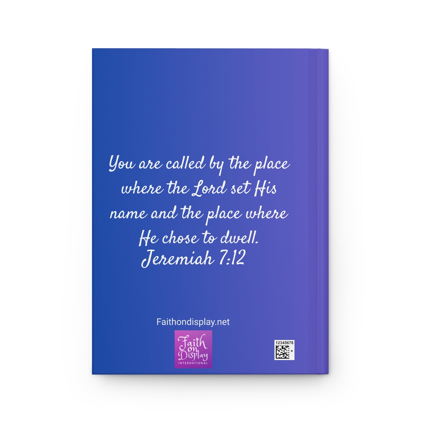 Shiloh "Peaceful" Custom Hardcover Journal/Notebook Matte