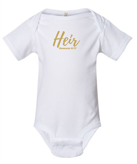 Infant Baby Heir Onesie **Pre-Order Today**