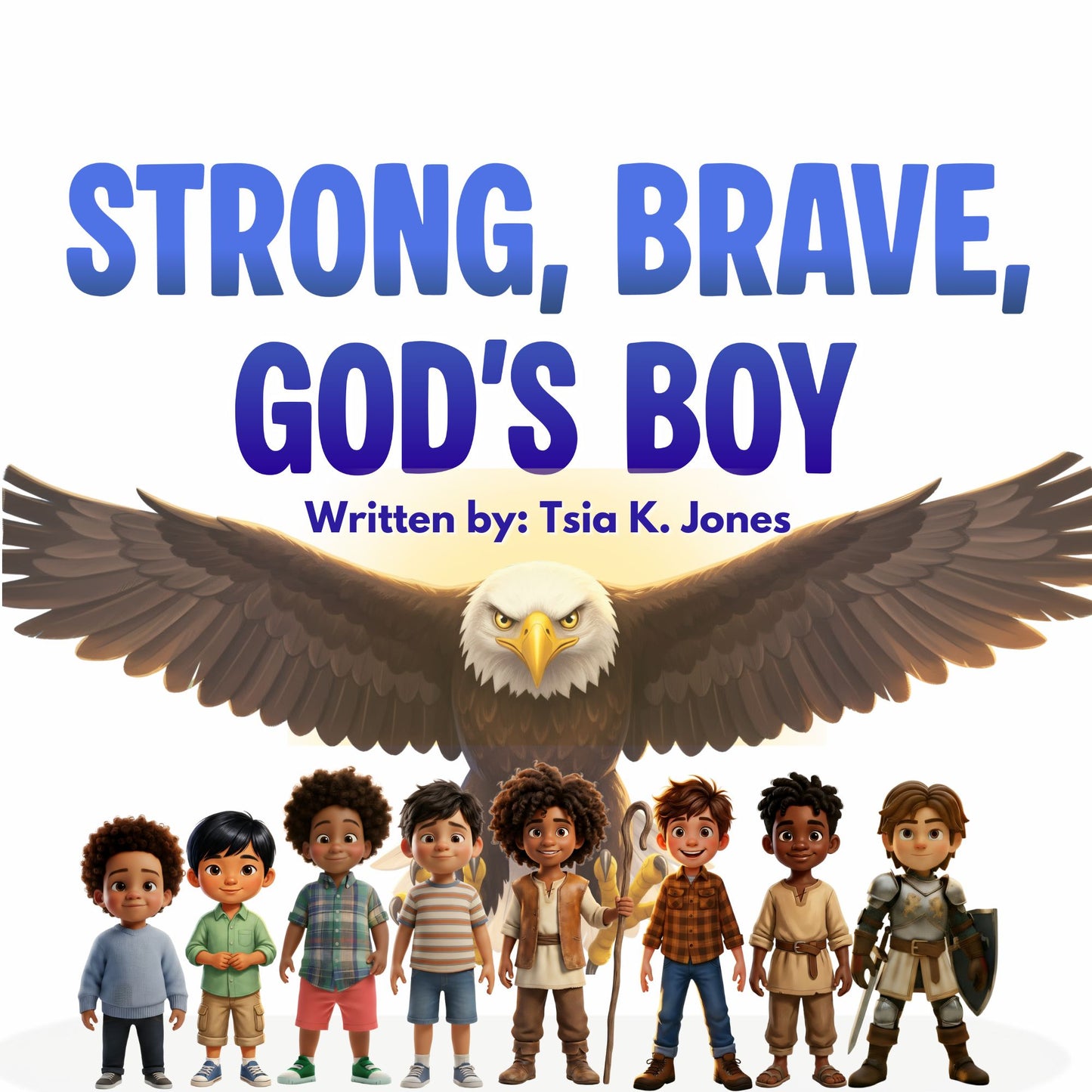 Strong, Brave, God's Boy Children's Book (Paperback) by Tsia K. Jones **Ships July 2026**