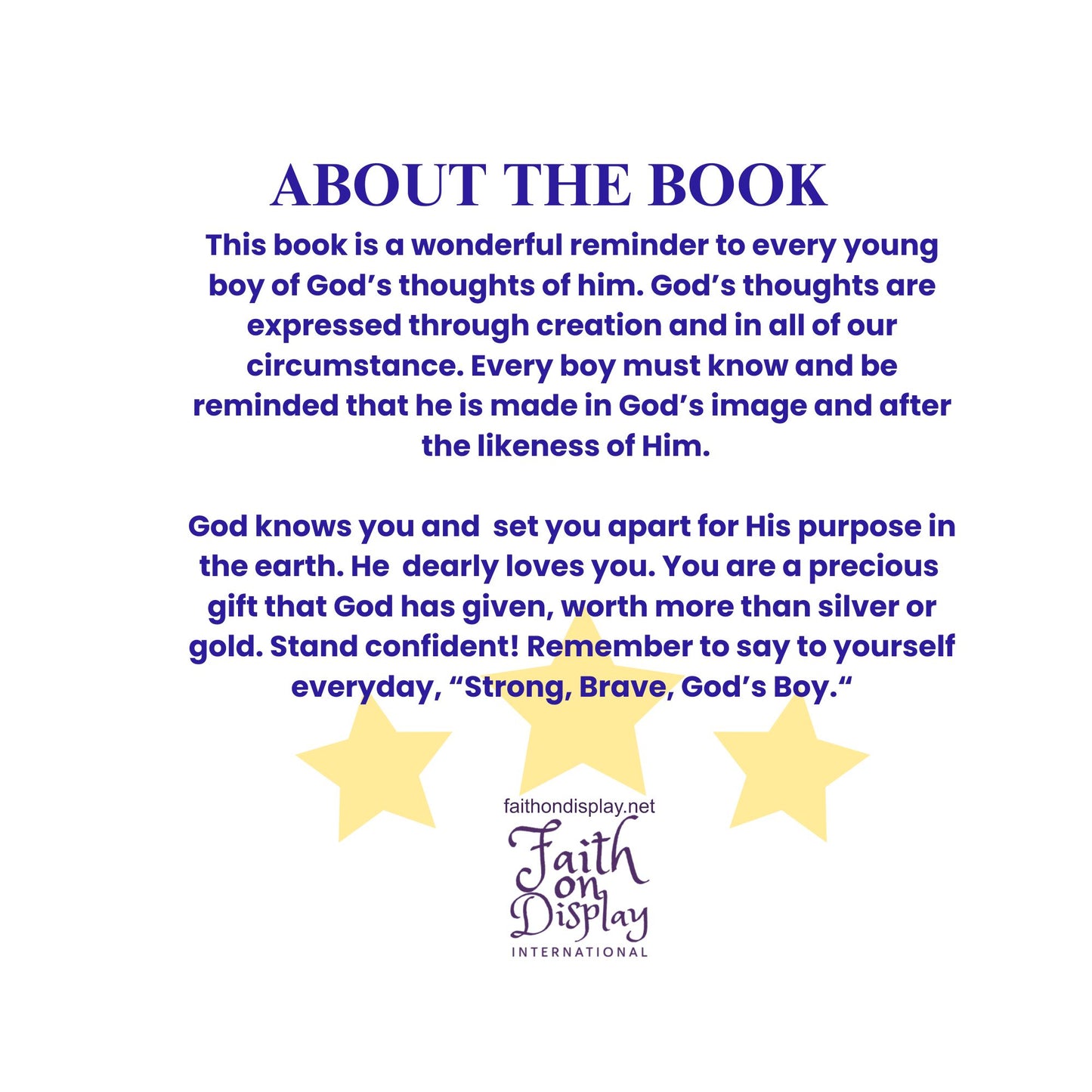 Strong, Brave, God's Boy Children's Book (Paperback) by Tsia K. Jones **Ships July 2026**