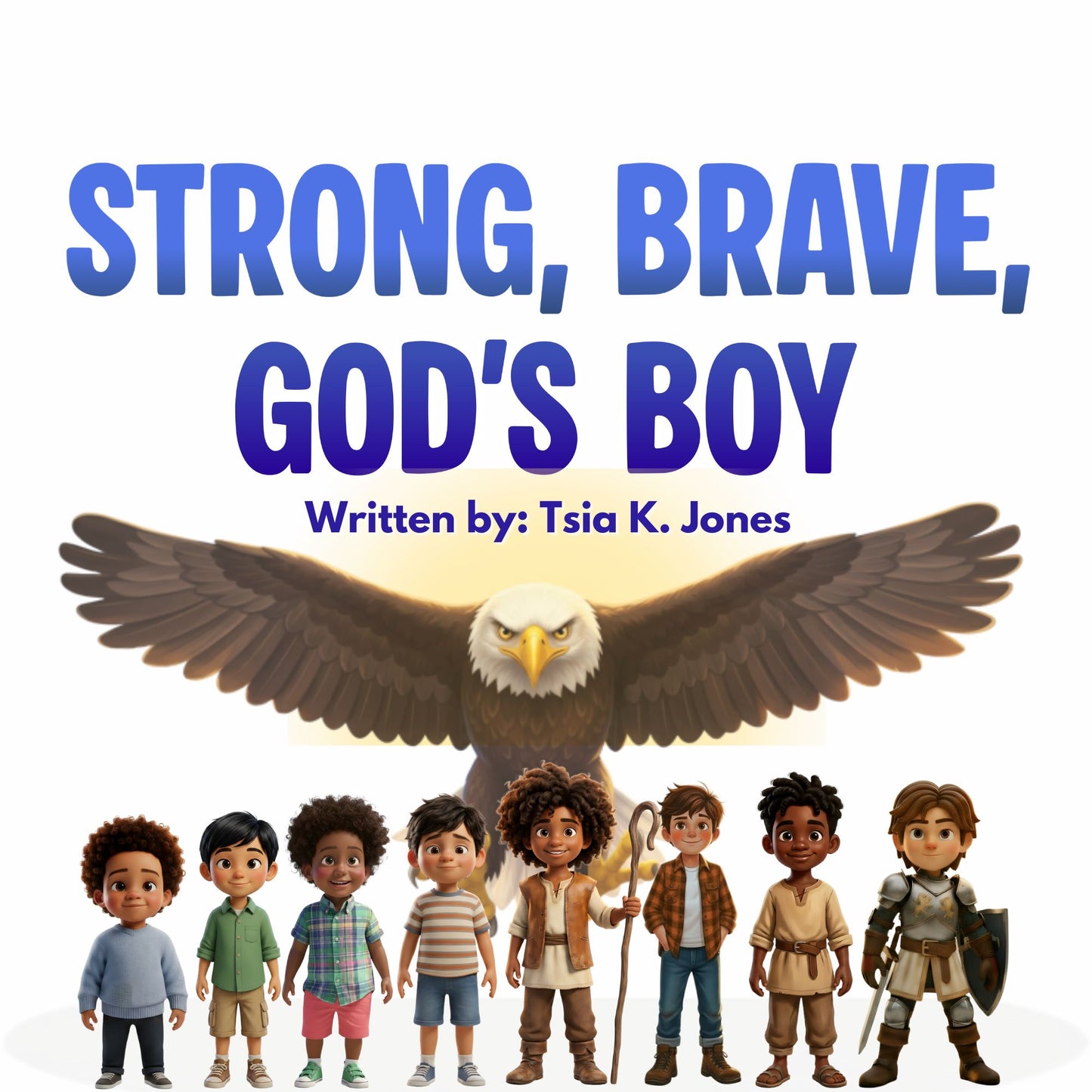 Strong, Brave, God's Boy Children's Book (Paperback) by Tsia K. Jones **Ships July 2026**